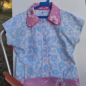 chemise vintage en tissu rétro