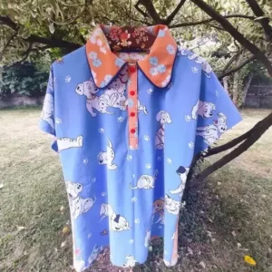 🐶 blouse unique "101 dalmatiens" rétro 🐾