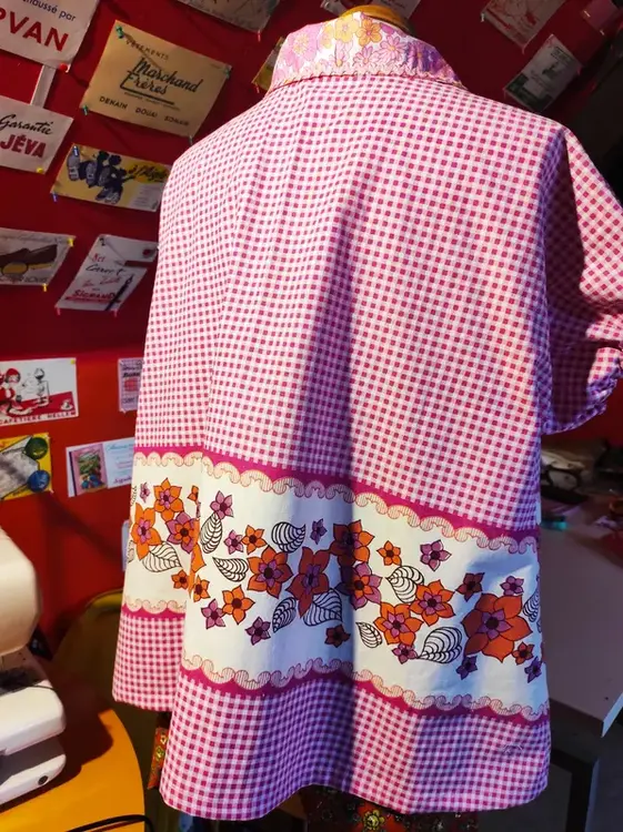 blouse vichy rose, style en folie ! ✨ blouse vichy rose, style en folie ! ✨