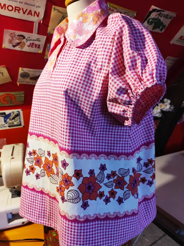 blouse vichy rose, style en folie ! ✨ blouse vichy rose, style en folie ! ✨