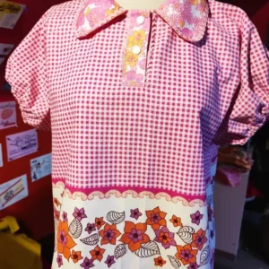 blouse vichy rose, style en folie ! ✨