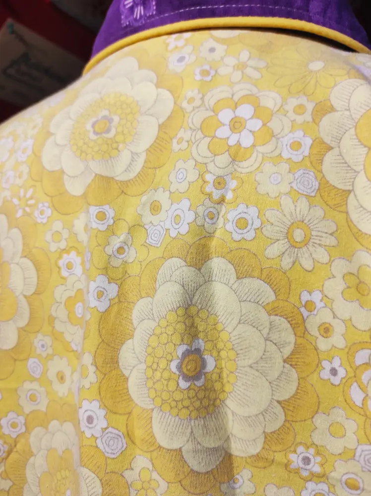 chemise "douceur vintage" en drap des années 70 chemise "douceur vintage" en drap des années 70