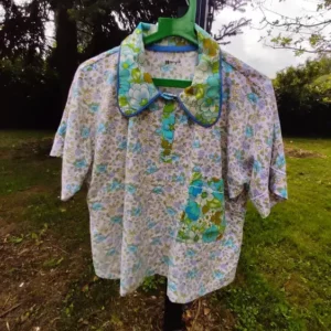 🌸 blouse upcyclée en draps vintage 🌸