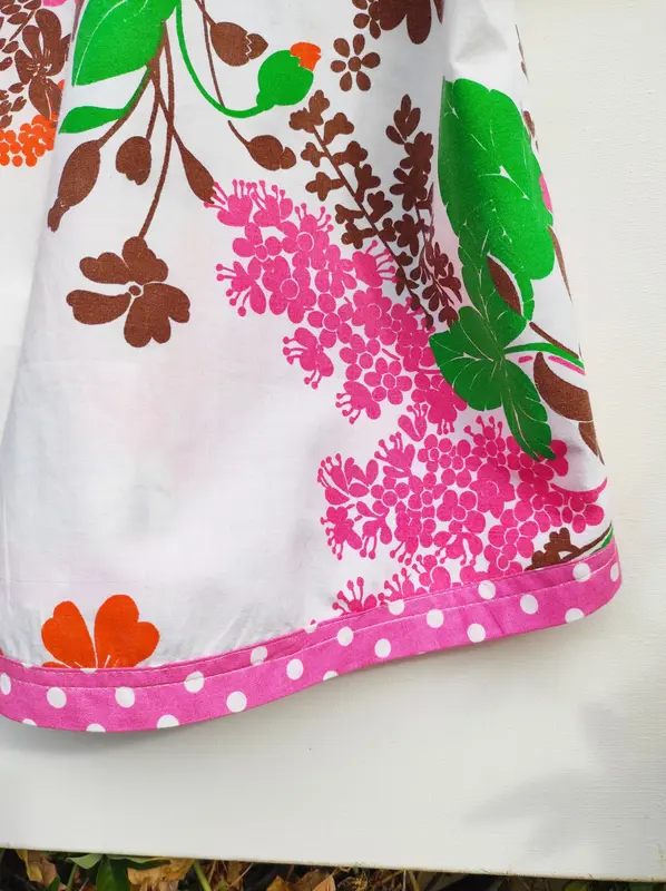 blouse fleurs sauvages & col à pois 🌼💗 blouse fleurs sauvages & col à pois 🌼💗