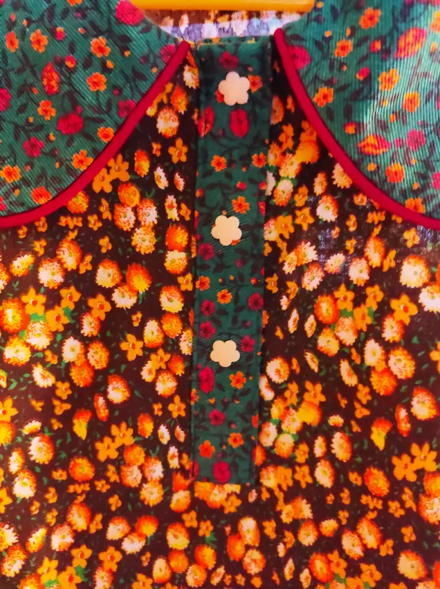 🍂 blouse oversize automnale en tissus vintage 🍂 🍂 blouse oversize automnale en tissus vintage 🍂