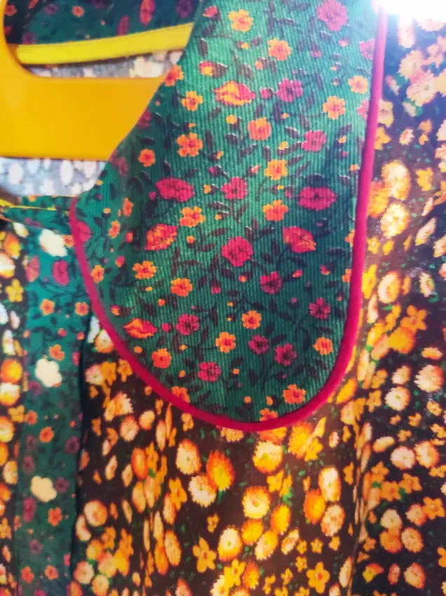 🍂 blouse oversize automnale en tissus vintage 🍂 🍂 blouse oversize automnale en tissus vintage 🍂