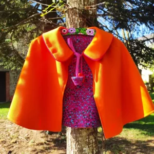 🧡 cape réversible “Éclat vintage” 💜