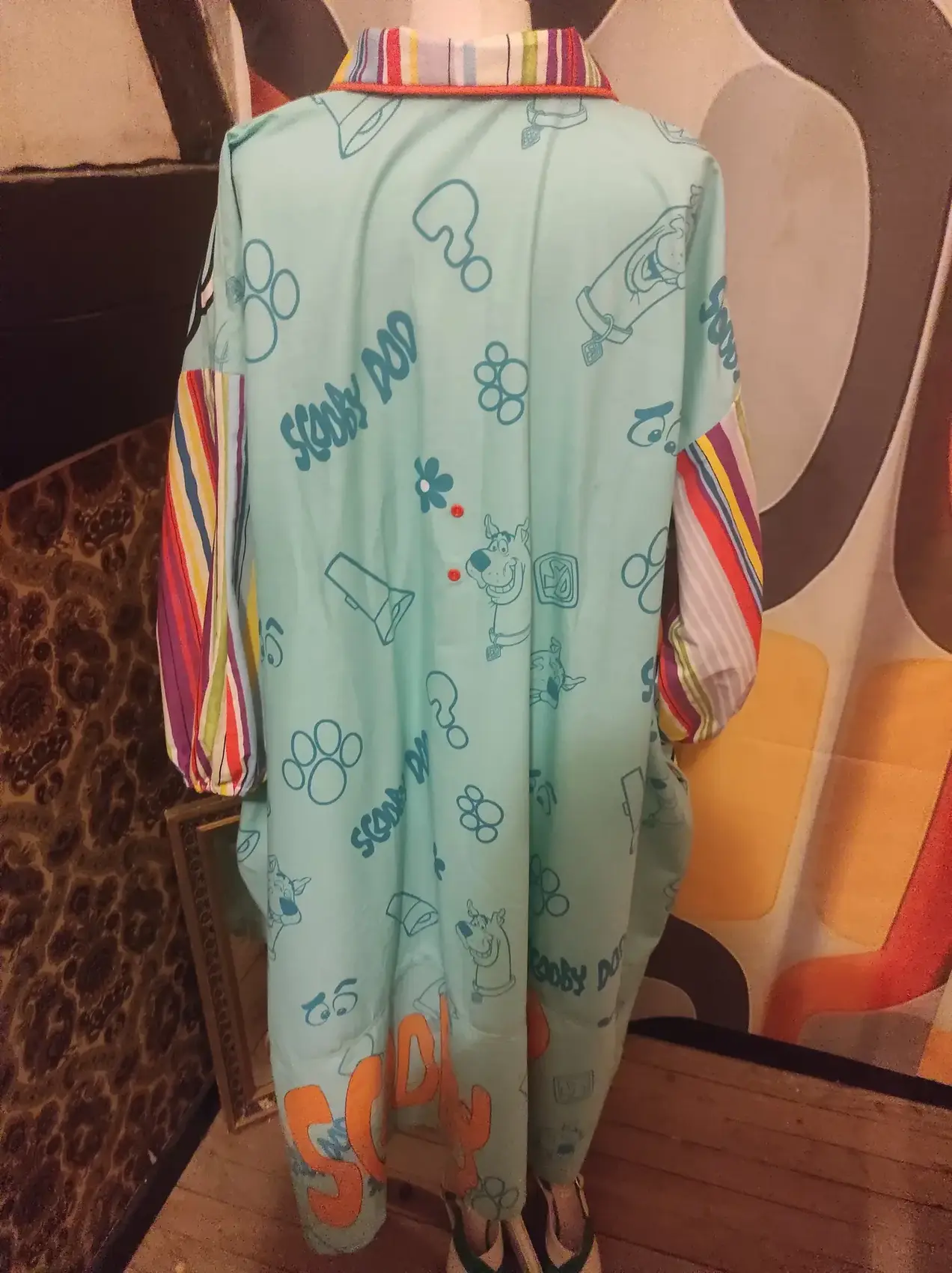 robe upcyclée – pièce unique – esprit pop & vintage robe upcyclée – pièce unique – esprit pop & vintage