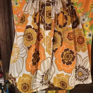 jupe "romance vintage" – coton fleuri & doubles poches