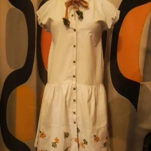 accueil robe chemise à taille basse